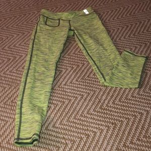 Zella girl Green and grey leggings